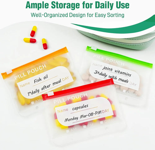 14-Pouch Portable Pill Organizer