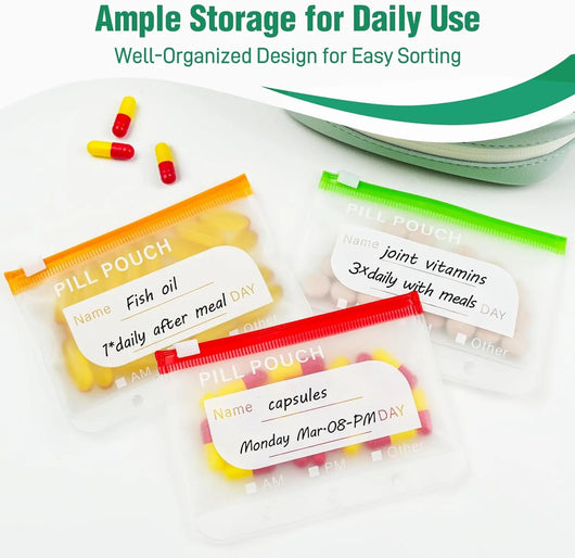 14-Pouch Portable Pill Organizer