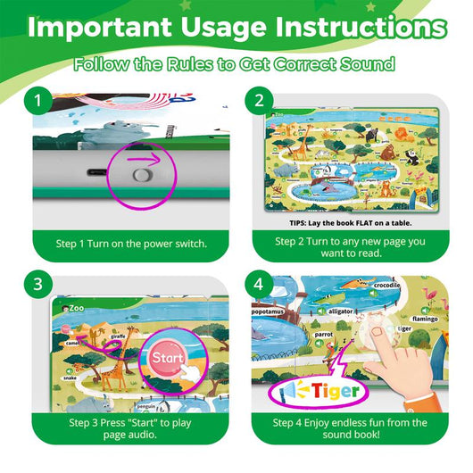 Starter Land™ 500 Words Interactive English Sound Book